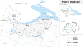 Localisation de District de Steckborn