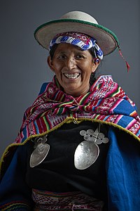 Kallawaya woman, by Alejandra Vaca