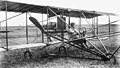 Longren in the pilot's seat, 1911