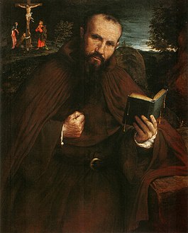 Lorenzo Lotto, Portrait du frère Gregorio Belo de Vicence, Metropolitan Museum of Art (1547).