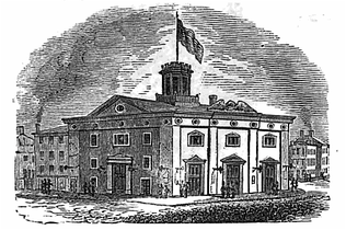 National Theatre, Boston, c. 1838