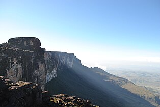 Paredões do monte Roraima