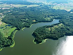 Wschodnia zatoka, znana również jako Zatoka Drela. Półwysep Stańkowo znajduje się po prawej stronie