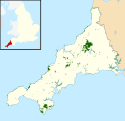 Map of Sites of Special Scientific Interest in Cornwall