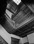 Stairway of Scott-Wanamaker townhouse, Philadelphia (1883–88, demolished 1981)