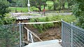 A local bridge that was destroyed in floods.