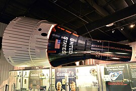 Gemini model, Stafford Air & Space Museum.