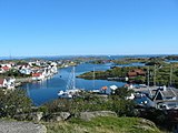 Ystabøhamn on Kvitsøyn keskustaajama.