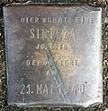 Stolperstein für eine Sinteza (Thieboldsgasse 88)