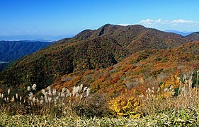 養老山地の最高峰の笙ヶ岳