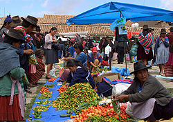 Market in Tarabuco