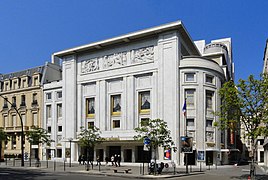 Art Deco architecture: The Théâtre des Champs-Élysées (Paris), 1910–1913, by Auguste Perret
