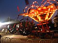 The Tornado carnival ride at the Great Falls Balloon Festival, in Lewiston/Auburn, ME