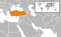 Example map of Turkey and Kuwait