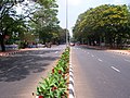 Kaudiar road, nota anche come royal road, una strada che corre all'esterno della città.