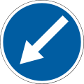 Keep left