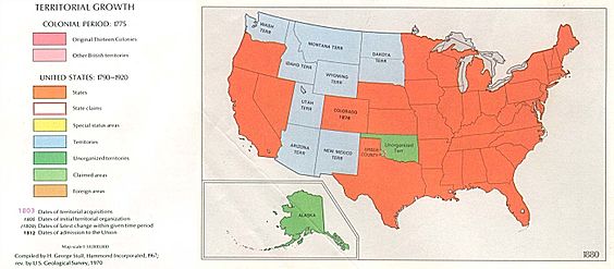 The United States 35 years after "Manifest Destiny"