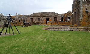 Interior del Fuerte de San Miguel.