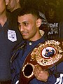 Image 61Featherweight champion "Prince" Naseem Hamed was a major name in boxing and 1990s British pop culture. (from Culture of the United Kingdom)