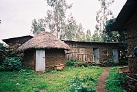 Synagogue in the village of Wolleka in Ethiopia