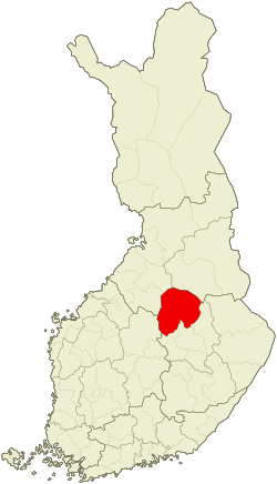 Location of Upper Savonia