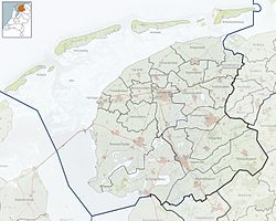 Oentsjerk is located in Friesland