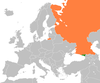 Location map for Abkhazia and Russia.