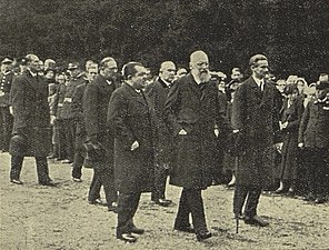 The three last Princes of the primogeniture: Adolf (l.), Johann II (m.) and Josef III (r.)