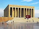 Anıtkabir, the mausoleum of Kemal Atatürk, in Ankara, Turkey