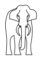 Asian elephant line.svg