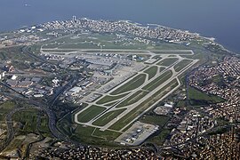 Istanbul Atatürk Airport serving Istanbul, Turkey