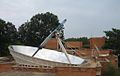 Image 10Parabolic dish produces steam for cooking, in Auroville, India. (from Solar energy)