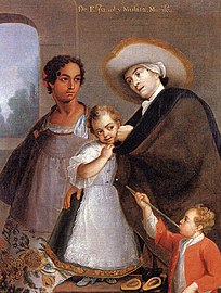 Miguel Cabrera, Pintura de Castas (c. 1763, Museo Historia Mexicana Monterrey).