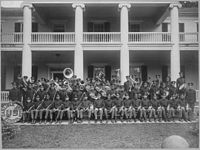 The Carlisle Indian Band performed at world fairs, expositions and at every national presidential inaugural celebration until the school closed - Carlisle, Pennsylvania, 1915