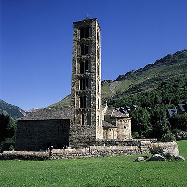 Sant Climent, Taüll, one of the Catalan Romanesque churches of the Vall de Boí