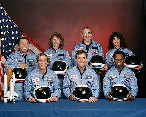 Crew portrait of STS-51-L