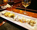 Cheese plate at the bar