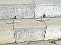 Deopahar - Iron hinges joining Stone blocks