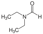 Strukturformel von N,N-Diethylformamid