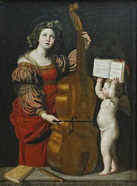 Saint Cecilia (ca. 1st quarter of the 17th century) by Domenichino