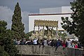 Virgen de la Esperanza cruza el puente de triana, 2019 .