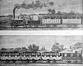 Image 27英國的利物浦──曼徹斯特鐵路（英语：Liverpool and Manchester Railway）在1830年啟用，是史上第一條城際客運鐵路（摘自鐵路機車）