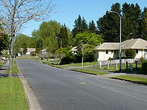 A neighbourhood in Fitzroy, Hamilton