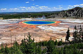 Grand Prismatic Spring in Yellowstone National Park