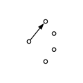 Rotary switch, 1P4T, break-before-make, nonshorting style