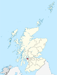 Inverclyde'ın İskoçya'daki konumu