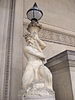 Lampholder, eastern elevation, in the form of a Triton holding a Cornucopia, sculpted by W.G. Nicholl