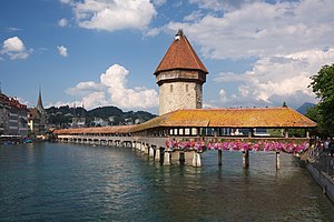 La construction du pont de la Chapelle, à Lucerne, remonte à 1365.