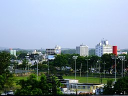 Vy över Mayagüez från University of Puerto Rico campus.