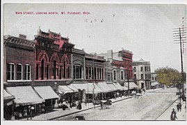 Main Street, looking north, c. 1910